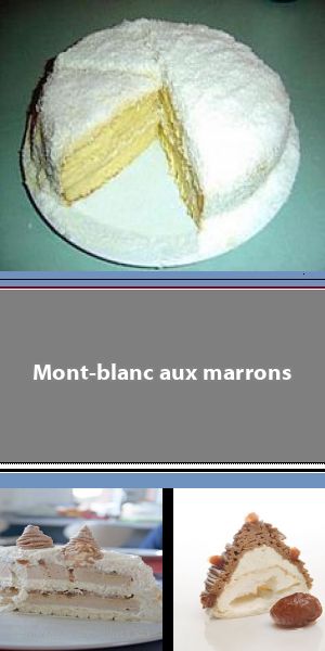 Mont Blanc : un classique et ses variations autour du marron Je vous propose une ascension du Mont Blanc de la Pâtisserie des Rêves, un pic de gourmandise dessiné par Philippe Conticini. #montblancrecette