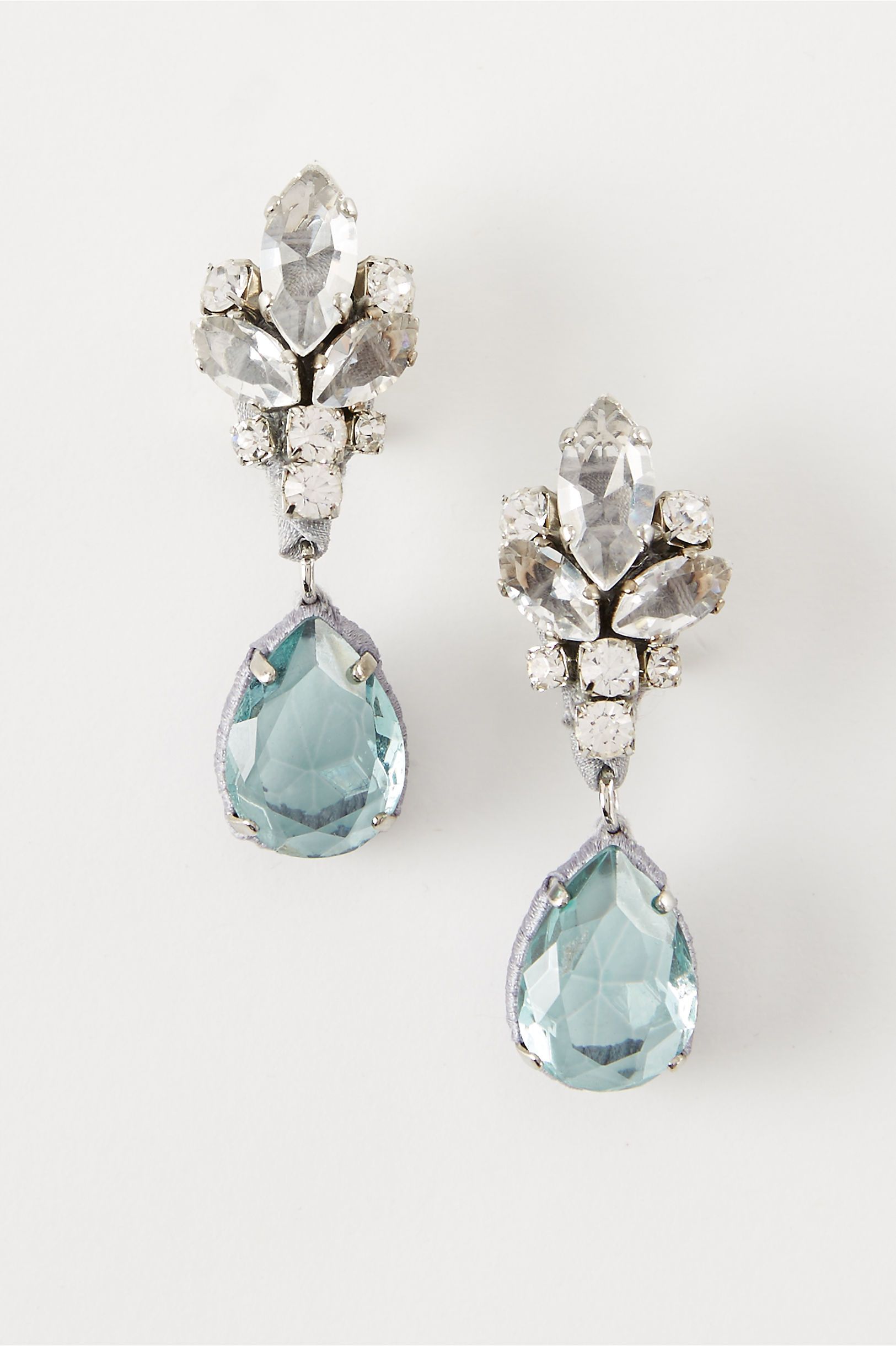 These Aquamarine Crystal Earrings Fit Very Stylishly Into The These Aquamarine Crystal Earrings Fit Very Stylishly Into The Category Of Something Blue For Your Wedding Day A Love Handmade Objects And An