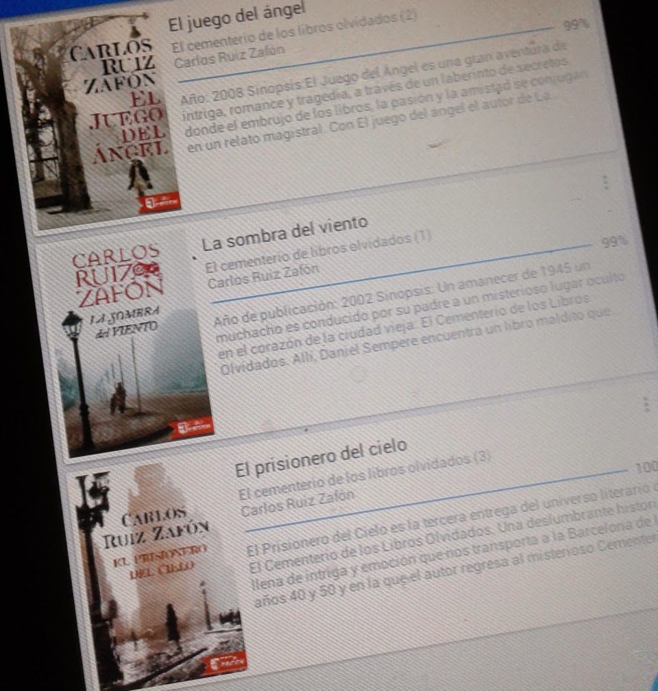 Páginas Colaterales: El cementerio de los libros olvidados (1, 2, 3 ... Páginas Colaterales: El cementerio de los libros olvidados (1, 2, 3 ...