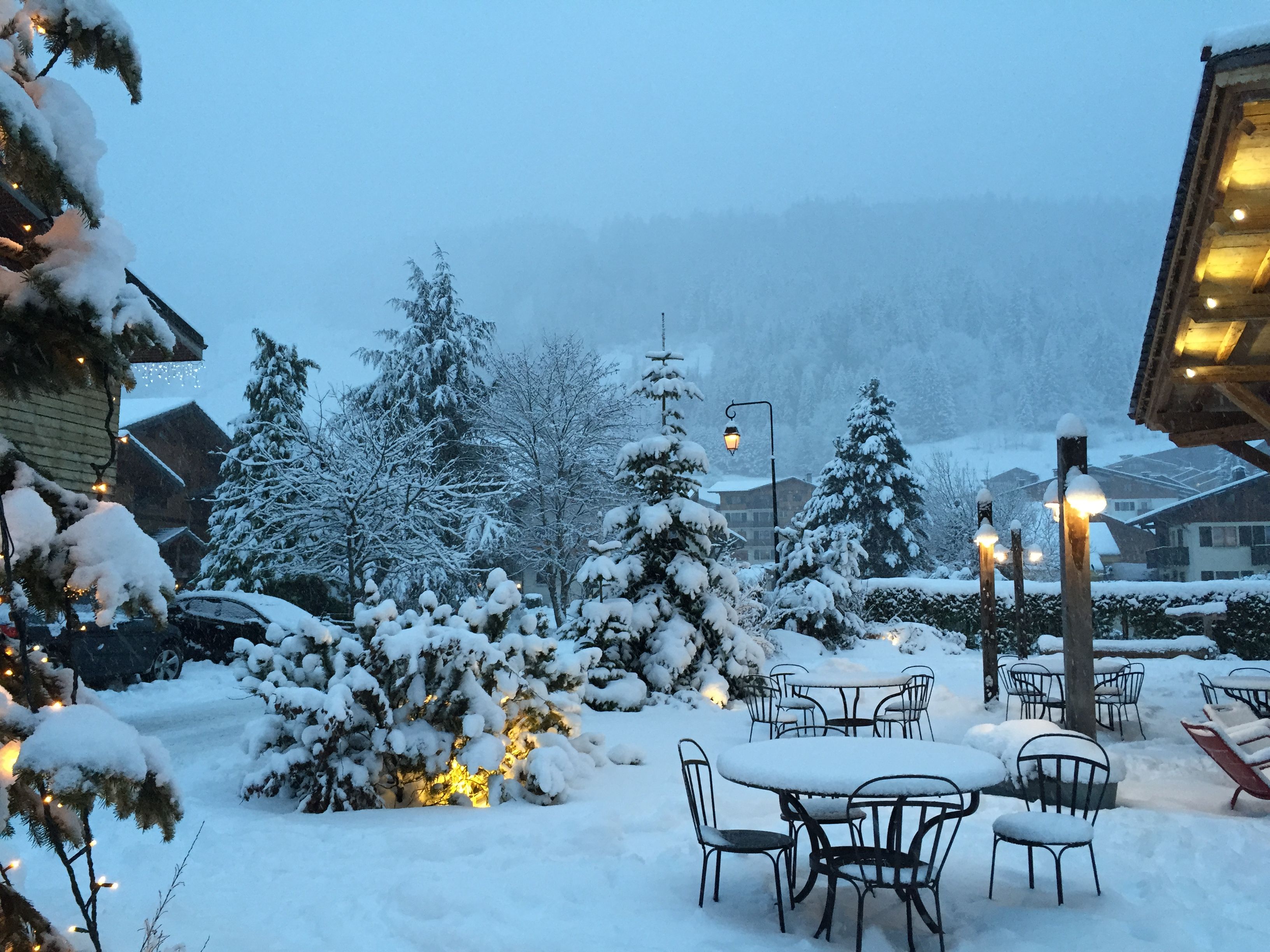 Snow in Morzine Snow in Morzine