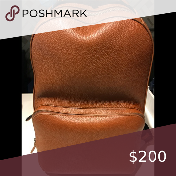 Cole Haan Grand Series Leather Backpack British Tan Pebbled Fits A 15 Laptop Front Zip Around Pocket Interior Organ In 2020 - Cole Haan Pebble Leather Backpack British Tan Cole Haan Grand Series Leather Backpack British Tan Pebbled Fits A 15 Laptop Front Zip Around Pocket Interior Organ In 2020 - Cole Haan Pebble Leather Backpack British Tan