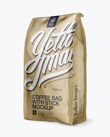 Download Matte Metallic Coffee Bag With Valve Mockup Half Side View In Bag Sack Mockups On Yellow Images Object Mockups Mockup Free Psd Free Psd Mockups Templates Mockup Free Download