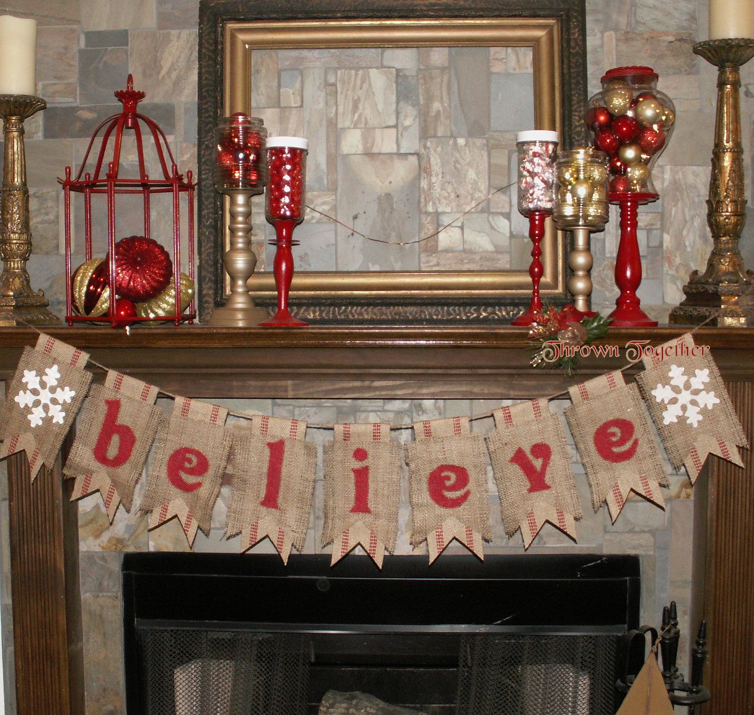 best 25 christmas banners ideas on pinterest fireplace merry christmas burlap garland