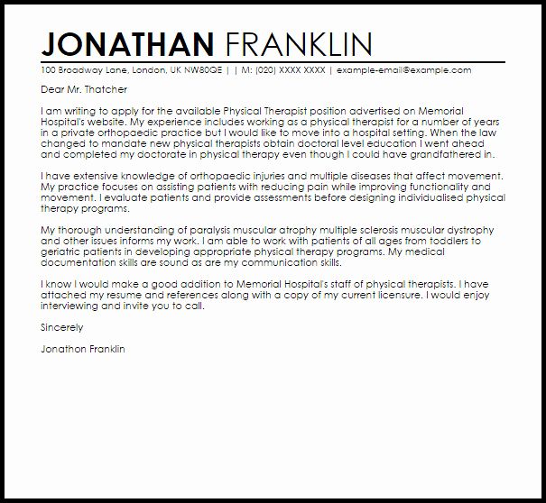 physical therapy letter of recommendation luxury physical physical therapist letter of recommendation