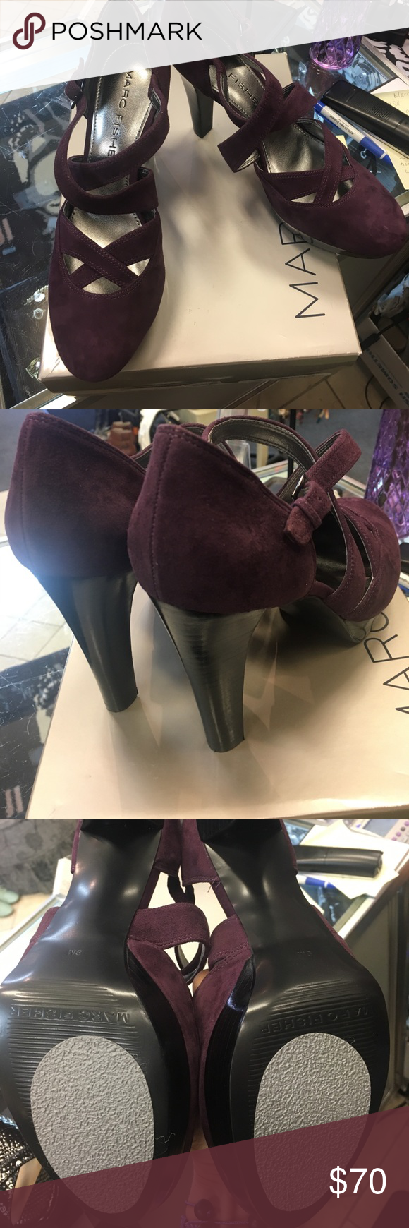 deep plum heels