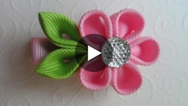 Best 9 Fabric ribbon flowers – SkillOfKing.Com #ribbonflower