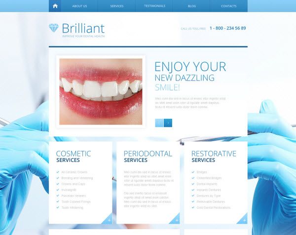 dental clinic website templates website templates dentist dental website templates