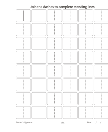 Pattern Writing 1 Printable Coloring Worksheet | Tracing worksheets