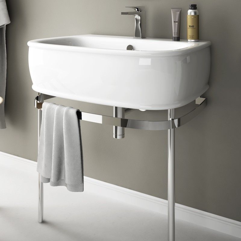 Art Ceram Waschbecken Azuley 72cm Mit Untergestell Modern