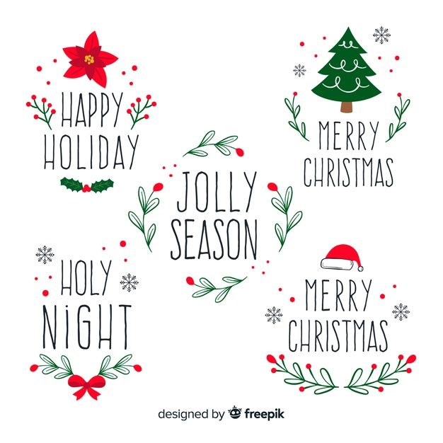 Download Retro Christmas Badges for free Download Retro Christmas Badges for free