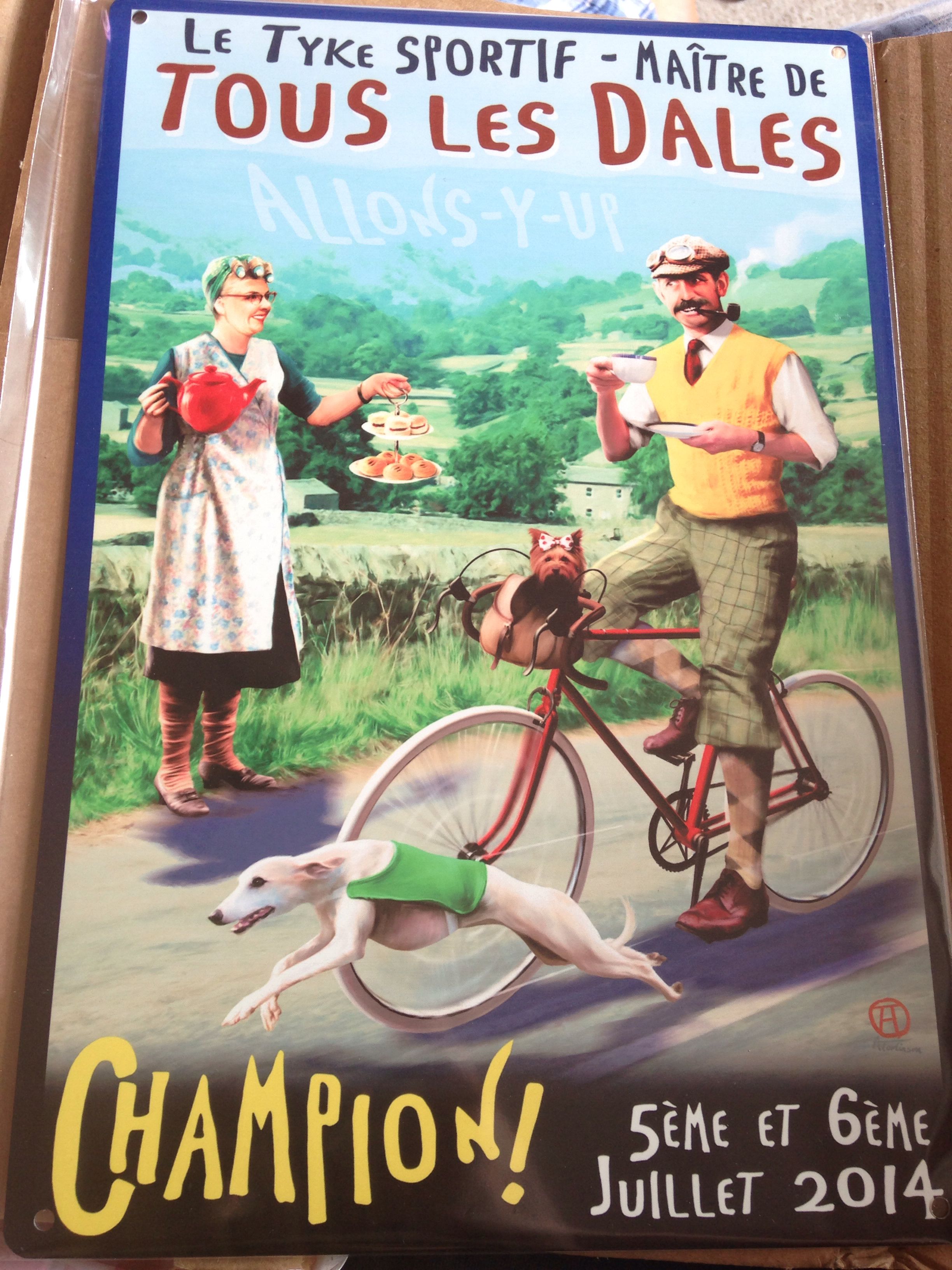 1958 Tour de France Magazine Cover Art Retro Vintage Cycling Velo Poster Print
