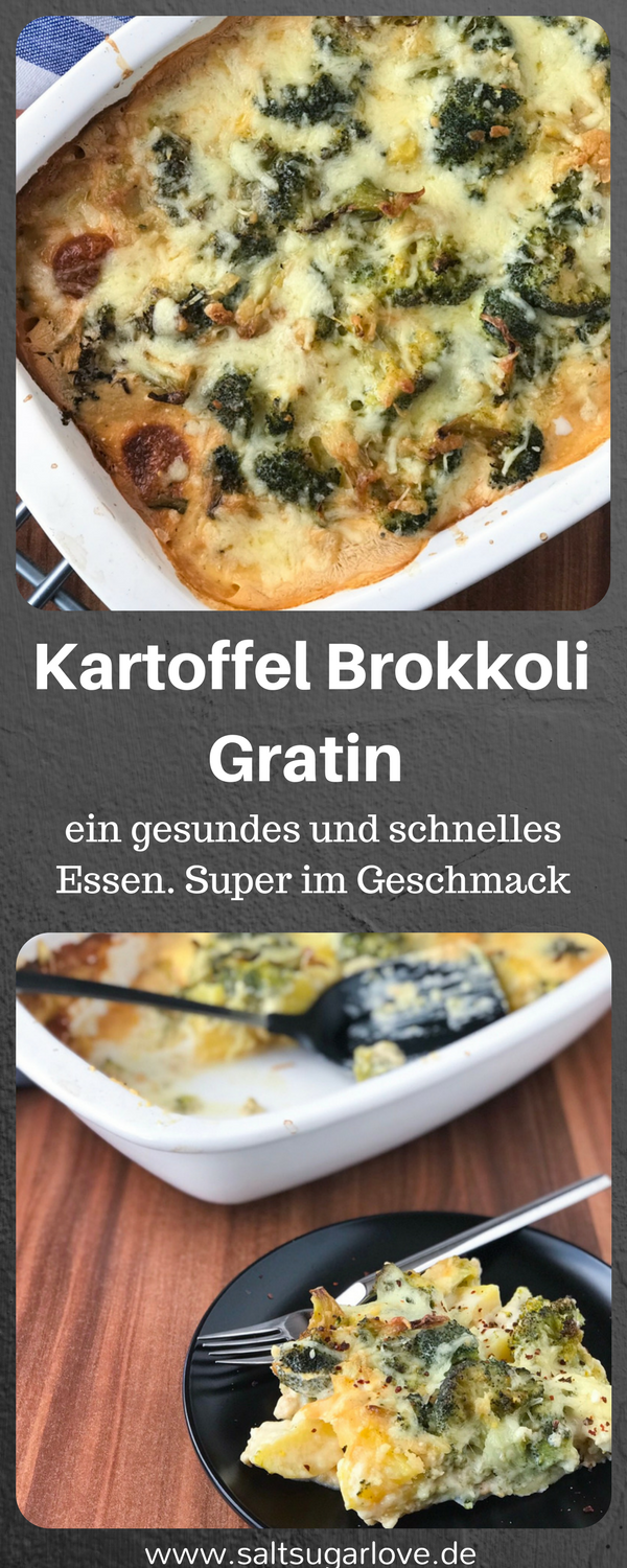 Kartoffel Brokkoli Gratin - SaltSugarLove