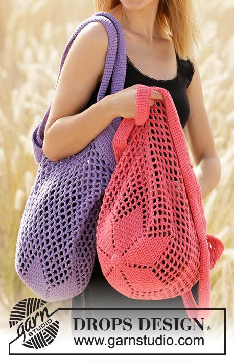 Sunset Shopper / DROPS 211-26 - Free crochet patterns by DROPS Design