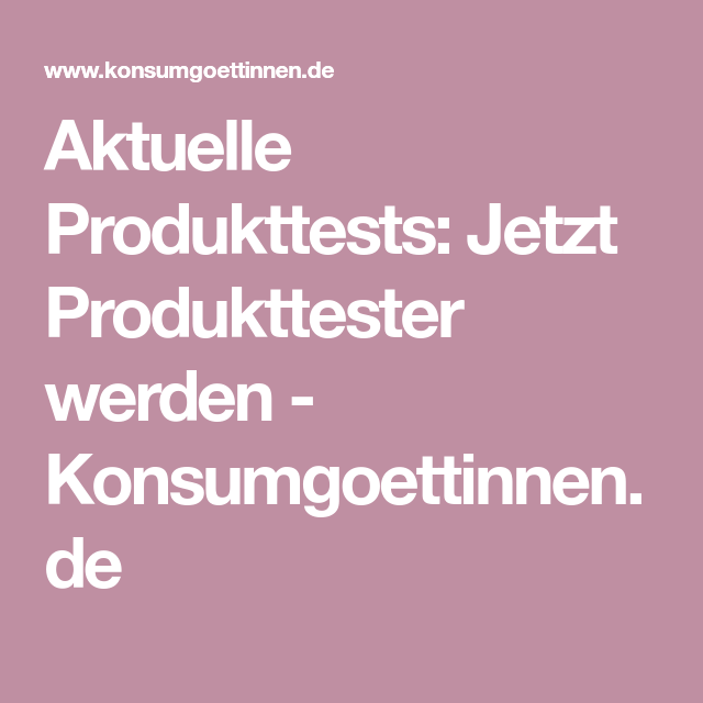 Produkte Testen Und Geld Verdienen Produkte Testen Und Geld Verdienen