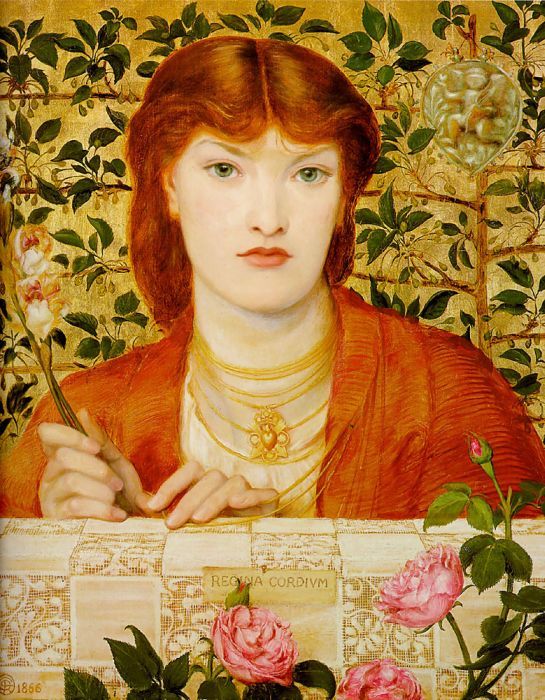 1866 Dante Gabriel Rossetti 1828 82 Regina Cordium Model Alexa