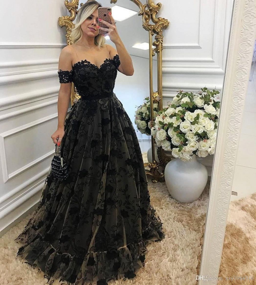 3 Abendkleid Lang Schwarz Spitze in 3 Lange 3 Abendkleid Lang Schwarz Spitze in 3 Lange