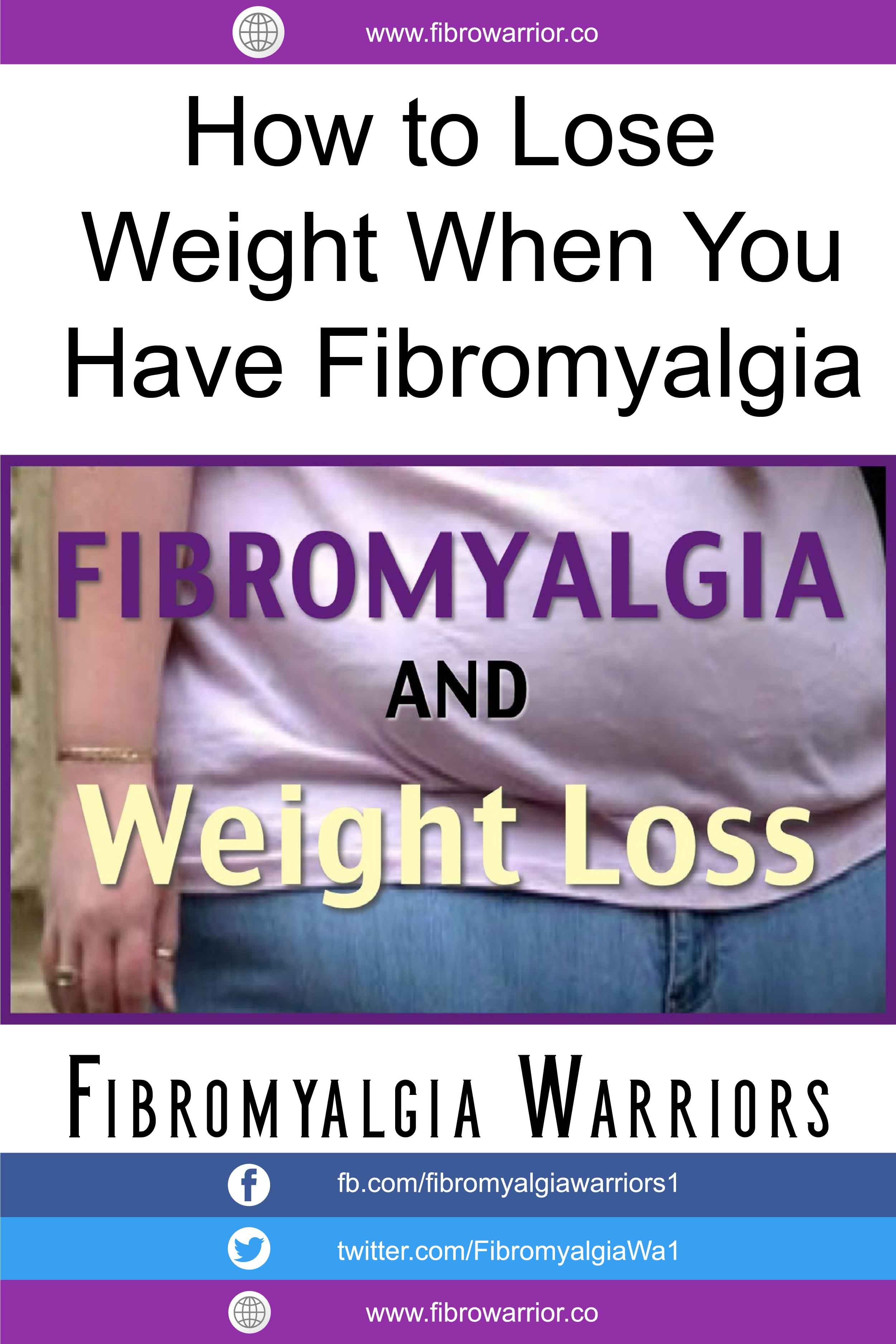 How to Lose Weight With Fibromyalgia