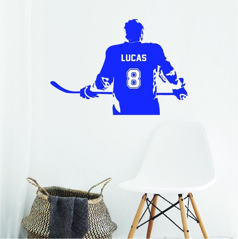 Personalized Name And Number On Hockey Player Wall Decal Sportesi In 2020 Stickers Room - Hockey Wall Decals Personalized Personalized Name And Number On Hockey Player Wall Decal Sportesi In 2020 Stickers Room - Hockey Wall Decals Personalized