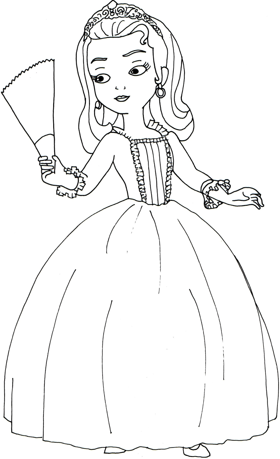 sofia coloring pages