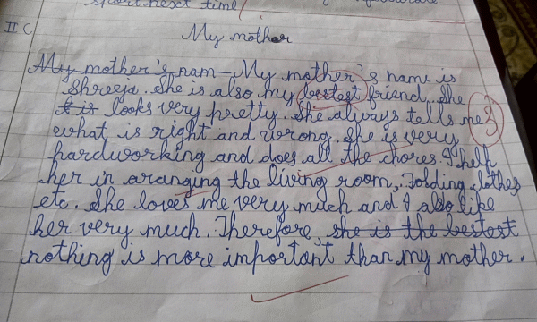 My mom essay for kids