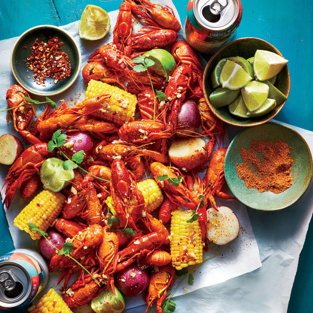 Lemongrass and garlic, meet Old Bay and crawfish. Thanks Lemongrass and garlic, meet Old Bay and crawfish. Thanks