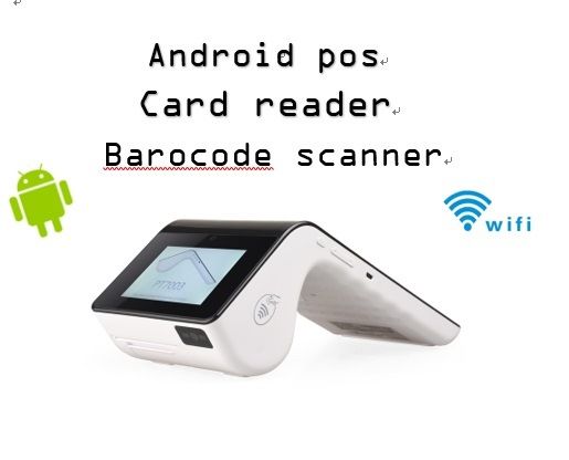 Handheld Android POS All in One Touch Screen EMV NFC Magnetic Card Reader 3 in 1 POS System Type : POS Terminal. Payment Method : Mobile Payment. Card Type : NFC & IC Card & Magnetic Card. Touch Screen : Touch Screen. Printer : Thermal. Certification : CE, FCC, EMV. Function Type : POS for Transfering, POS for Consuming. Network Management : Support Network Management. CPU : Quad Core A53. System : Android. Bluetooth : Yes. OS : Android. USB : Micro USB. Memory : 1g+8g. Battery : 4.7V 3900mAh. Magnetic Card Reader, Emv, Screen Printer, Mobile Payments, Cash Register, Support Network, Micro Usb, Handheld, All In One