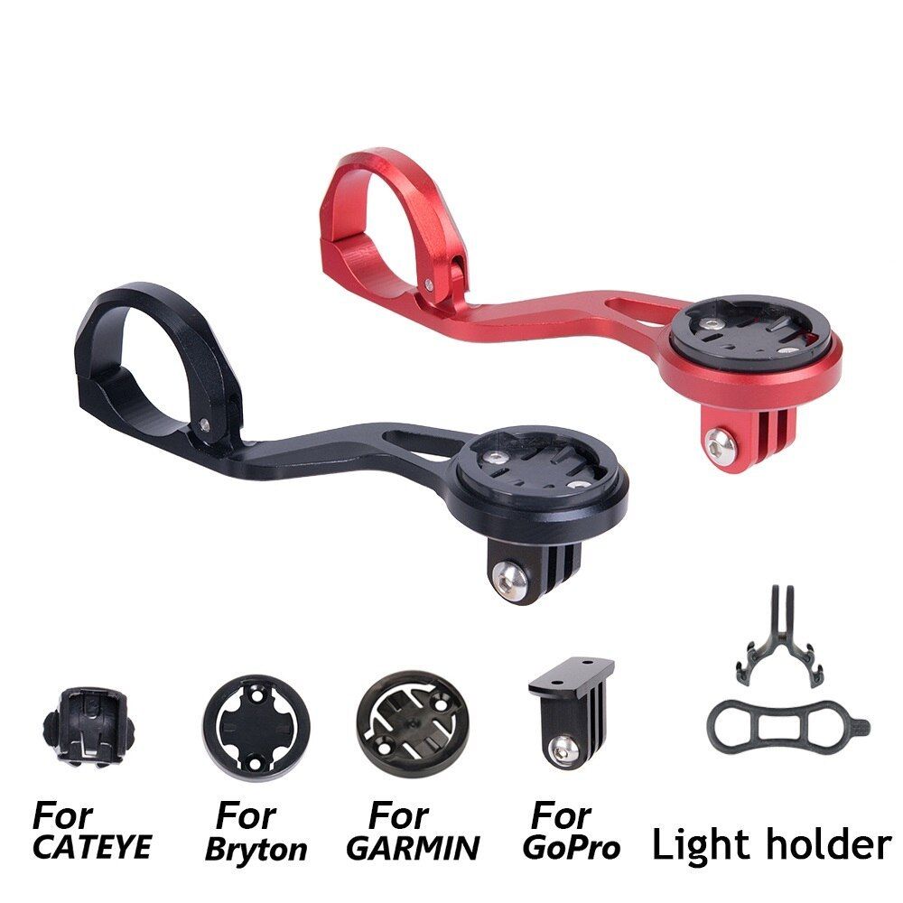 Bicycle GOPRO Camera Mount Light Holder Kit For Garmin out front Computer Mount