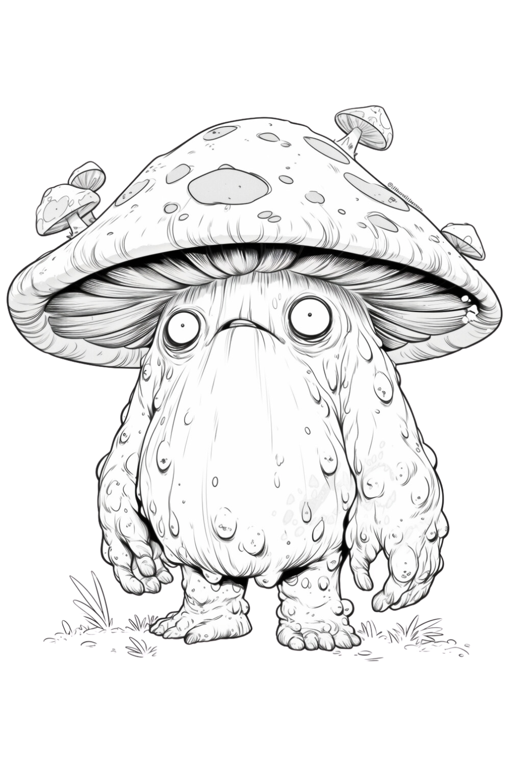 Creepy Mushroom Coloring Pages In 2024 Weird Drawings Cute Monsters creepy-mushroom-coloring-pages-in-2024-weird-drawings-cute-monsters