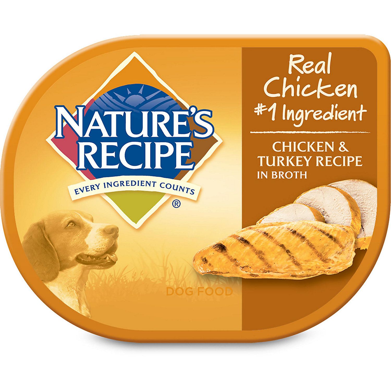 Nature S Recipe Chicken Turkey In Broth Adult Dog Food Tray