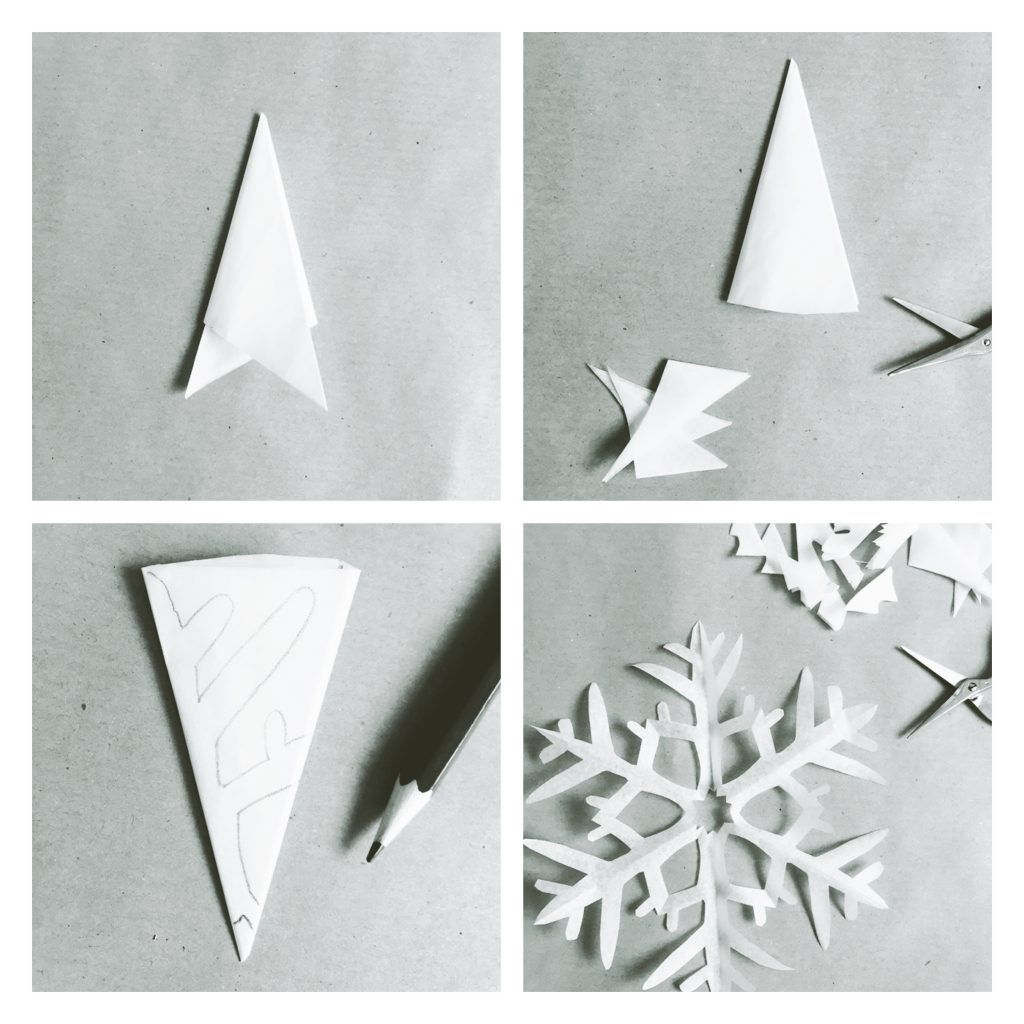 WINTERKIND // SCHNEESTERNE SCHNEIDEN // DIY - Lieblingsbande