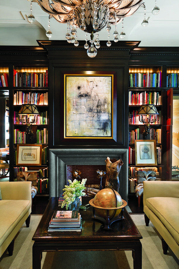 New Satin Black Painted Bookcases