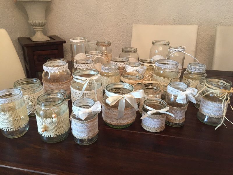 Vintage Dekoset Hochzeit 30 Teilig Vasen Teelicht Decoracao De Casamento Decoracao Casamento