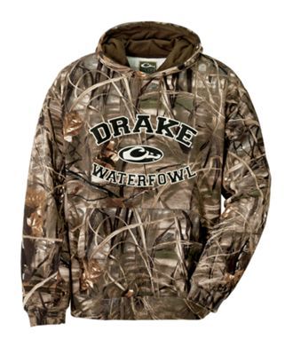 Drake Waterfowl Embroidered Camo Hoodie For Men With Images