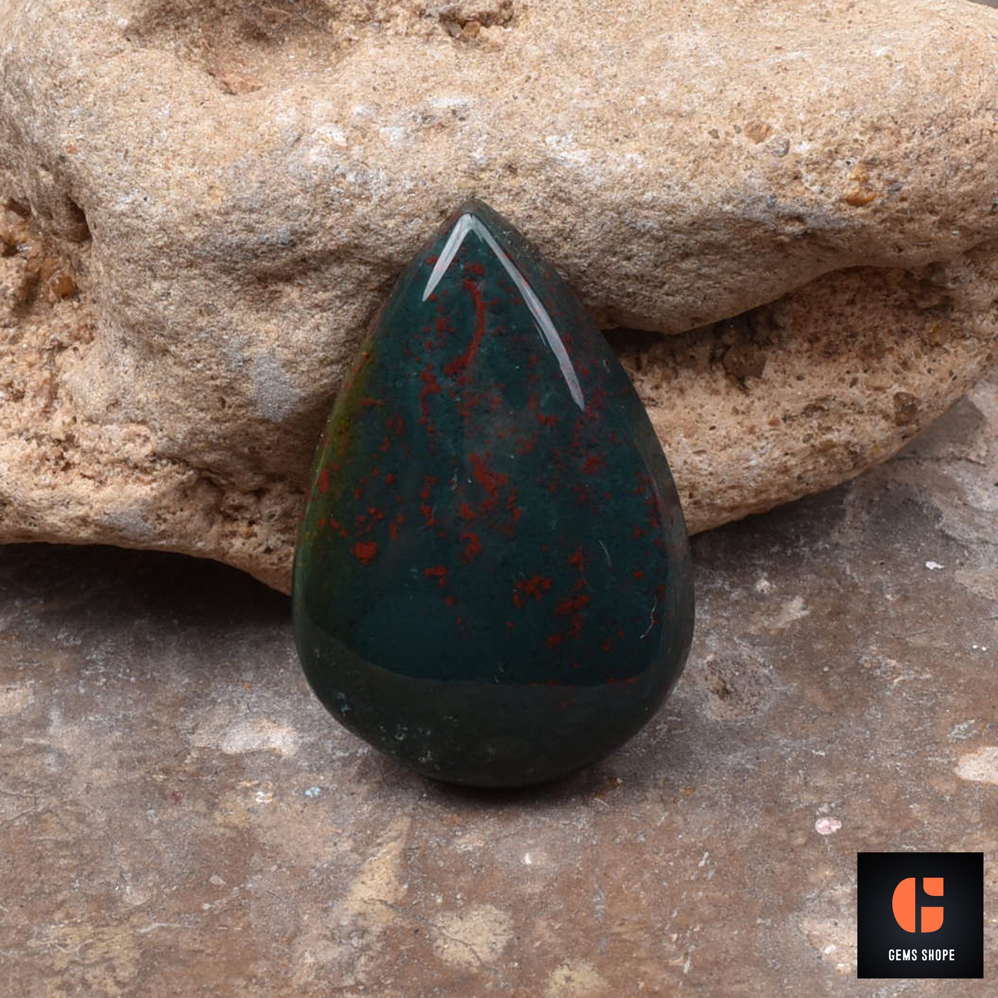 Semi-Precious Loose Gemstone Natural NEW BLOOD STONE Cabochon Smooth Pear /& Fancy of New Blood Stone For Jewelry Making