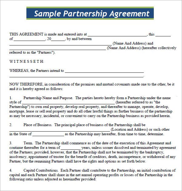 How To Write A Business Partnership Agreement - Opinion of experts - sample house lease agreement template How To Write A Business Partnership Agreement - Opinion of experts - sample house lease agreement template