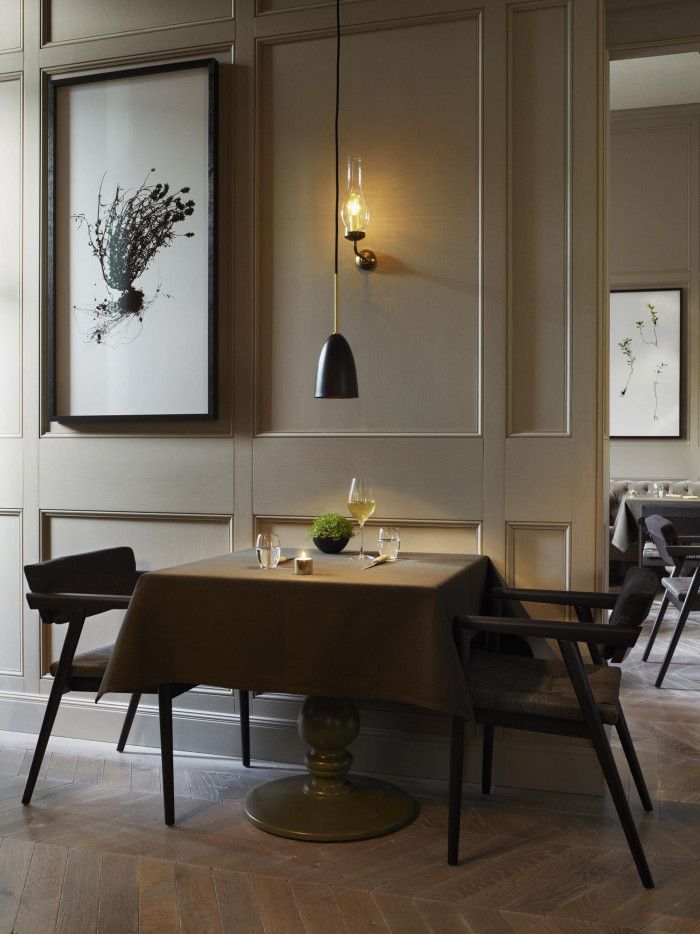 Arkipelag pendant light by rubn in mat black and brass at matsalen ...