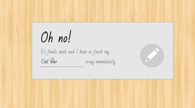 I need to write an essay fast