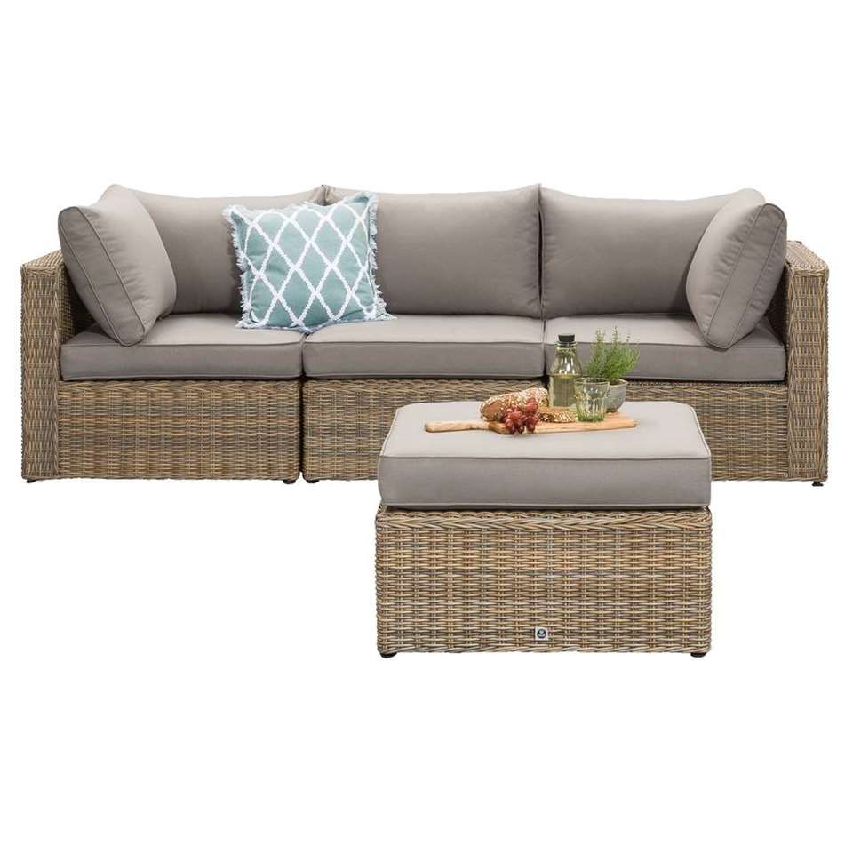 Le Sud loungeset Pescara - taupe - 4-delig in 2020 | Sets