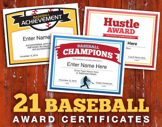 Baseball Team Certificates Templates Baseball award, Baseball coach Baseball Team Certificates Templates Baseball award, Baseball coach