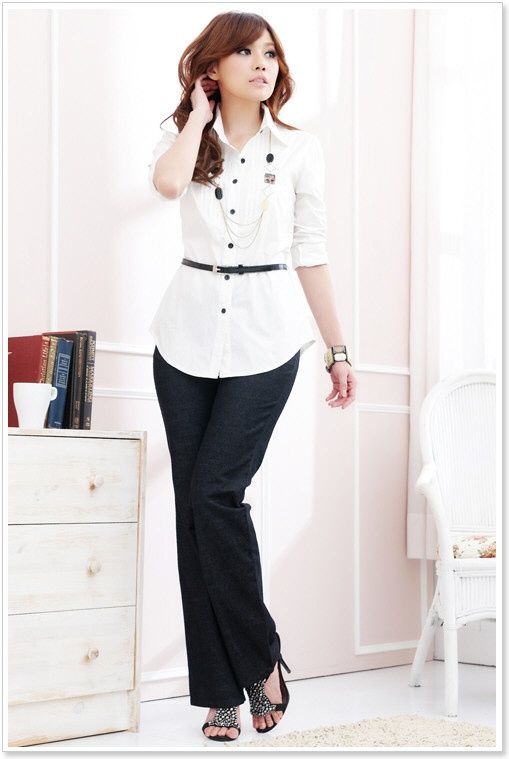 Korean Office Lady Blouse Fashion Clothing Korean Office Lady Blouse Fashion Clothing