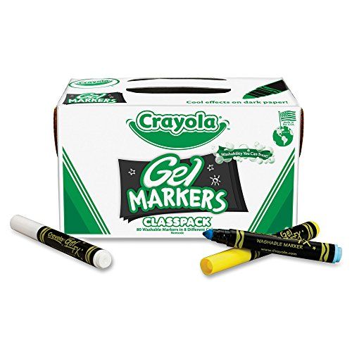 Crayola, Gel FX Washable Markers, 80 ct., 10 Each of 8 Different Colors