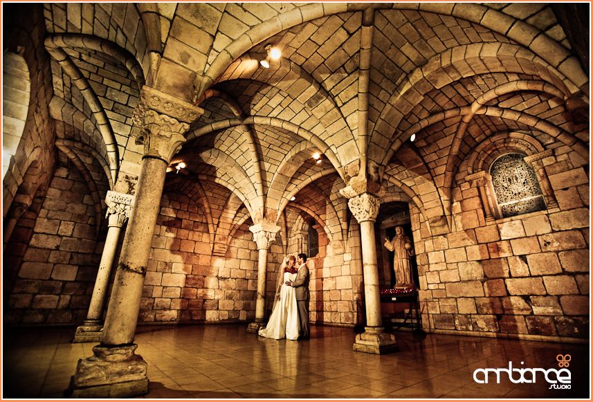 Ancient Spanish Monastery Wedding Portraits Highceilings Ancient Spanish Monastery Wedding Portraits Highceilings Architecture
