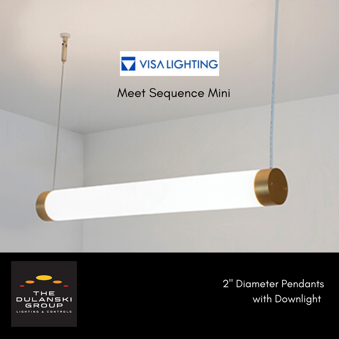 Visa Lighting’s new Sequence Mini family with a diameter of 2” has all