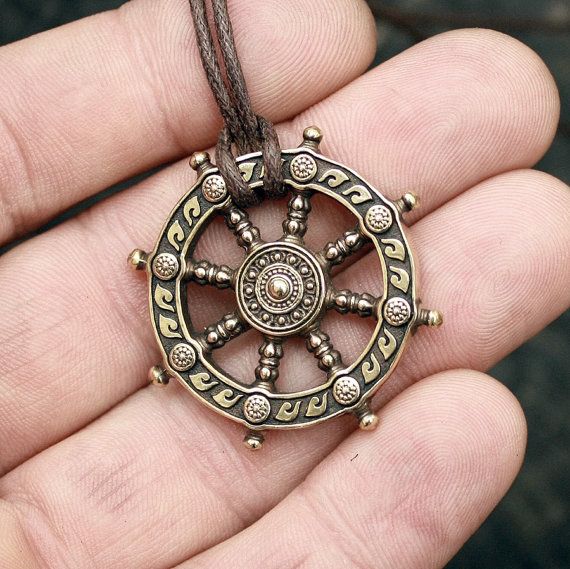 Dharma Wheel of Life Samsara Buddhist Amulet Pendant Talisman Necklace Pendant Dharma Wheel of Life Samsara Buddhist Amulet Pendant Talisman Necklace Pendant