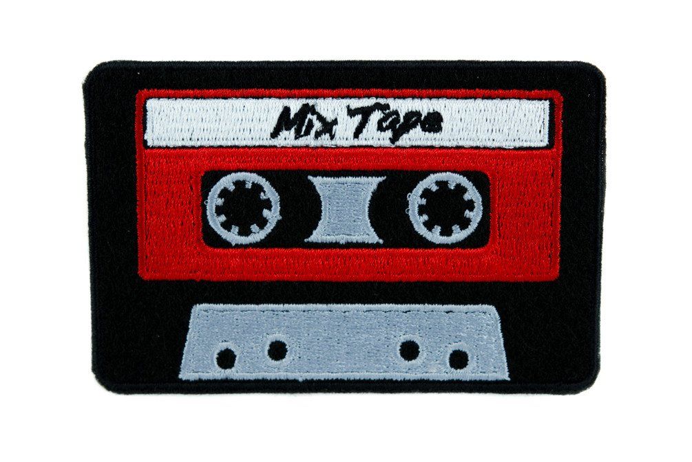 80/'s Nostalgia Cassette Tape Patch Iron on Applique Alternative Clothing