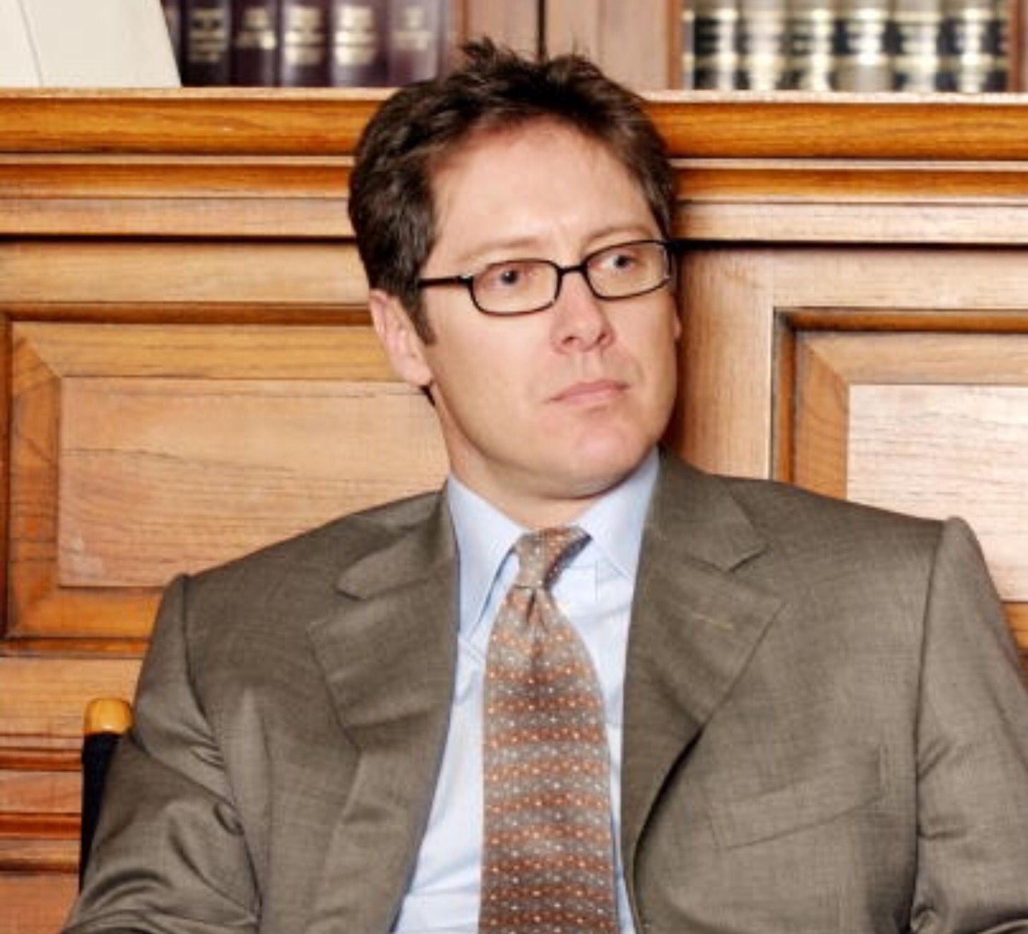#Spader between scenes during the final season of #ThePractice. He