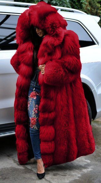Women's Fashion Autumn Winter Warm Oversized Thickened Faux Fur Jakcets Ladies Long Hooded Coats Outwear Long Hooded Coat, Faux Fur Hooded Coat, Faux Fur Collar, Long Fur Coat, Hooded Coats, Long Winter Coats, Faux Fur Jacket, Faux Fur Coats, Rabbit Fur Jacket