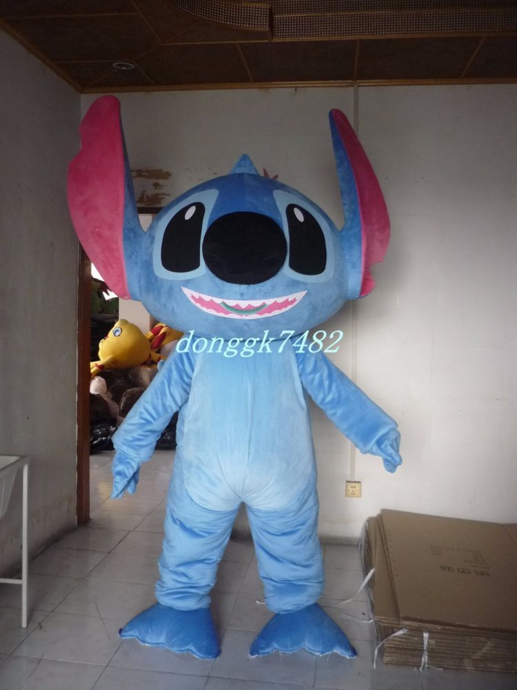 Stitch Of Lilo /& Stitch Mascot Costume Halloween Party Dress Outfit Free Ship