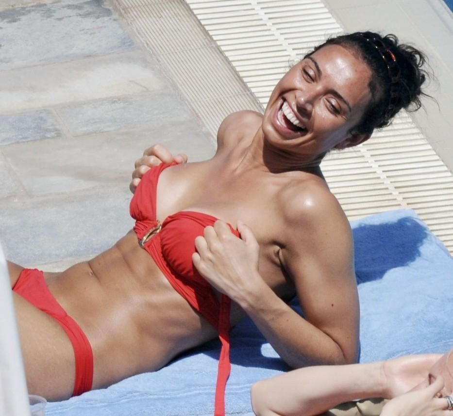 Christine bleakley bikini Handjob pov compilation