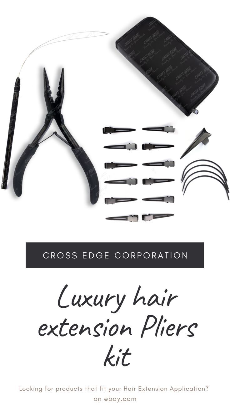 Cross Edge Corporation hair extension 3 Hole pliers are made specifically for hairdressers who want to be the best in hair extension fitting. By tailoring the hole sizes for the removal of micro ring, Nano rings and copper rings hair extension methods, these pliers guarantee you will save time on your refits. Message us for a catalog with prices. Whatsapp for order and more information. https://wa.me/923341112326 Luxury Hair Extensions, Quality Hair Extensions, Hair Extension Pliers, Micro Ring, Feather Ring, Quick Hairstyles, Copper Rings, Beaded Rings, Hair Clips